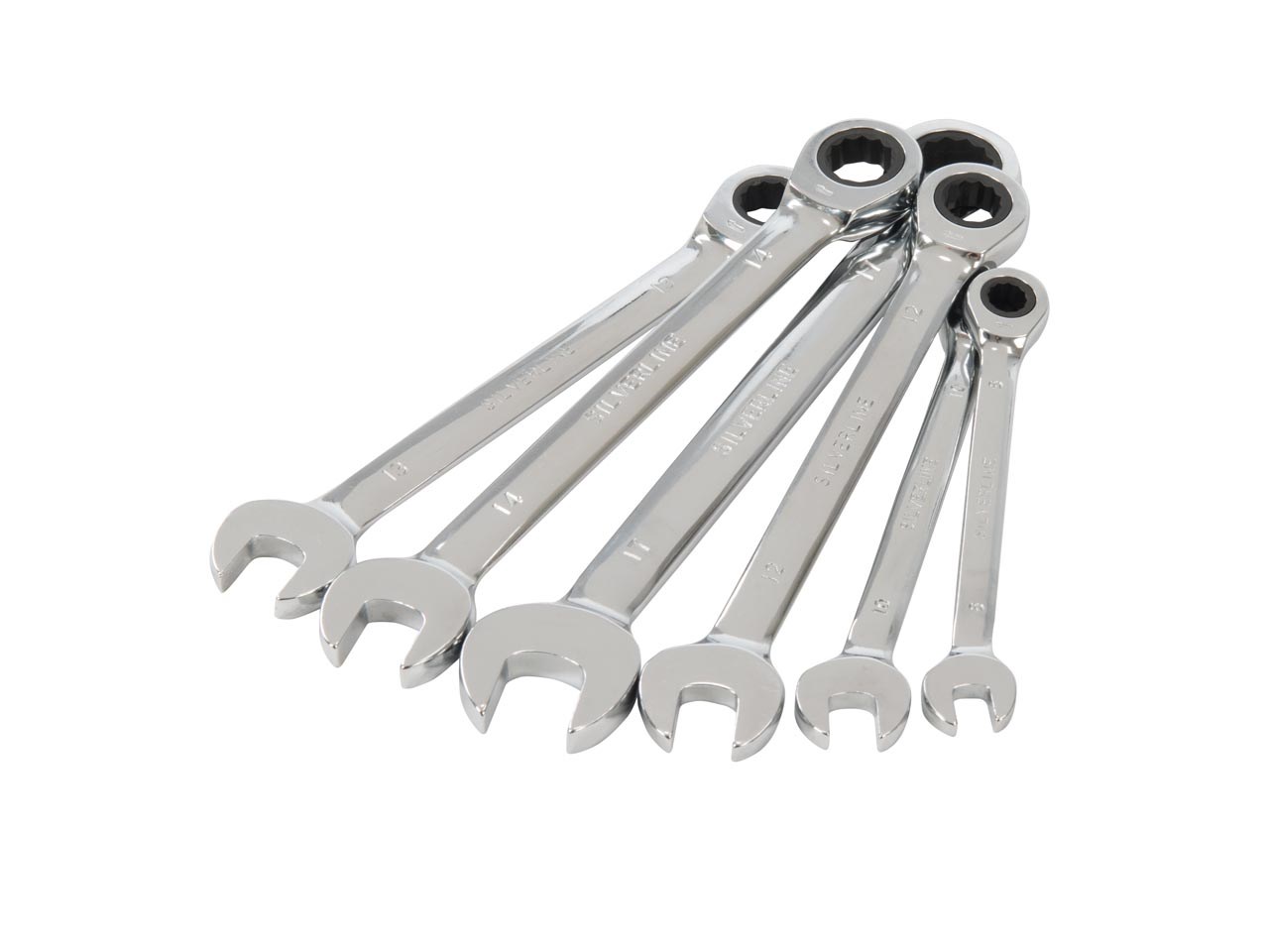 FIXED HEAD RATCHET SPANNER SET