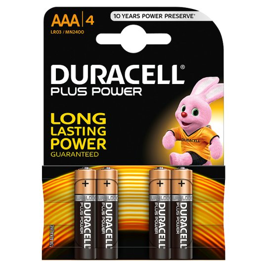 AAA BATTERY 4PK