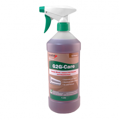 G2G-CARE PRE-MIXED EVAPORATOR COIL CLEANER AND DISINFECTANT. 1LTR
