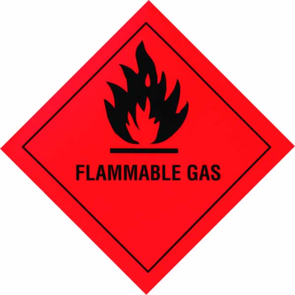 FLAMMABLE GAS WARNING