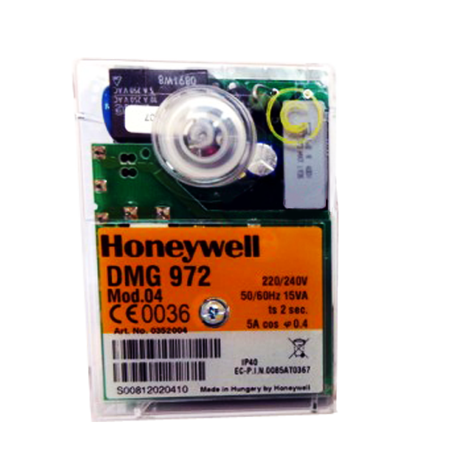 HONEYWELL/SATRONIC GAS CONTROL BOX  DMG 972 MOD4 240 V (0452004U)