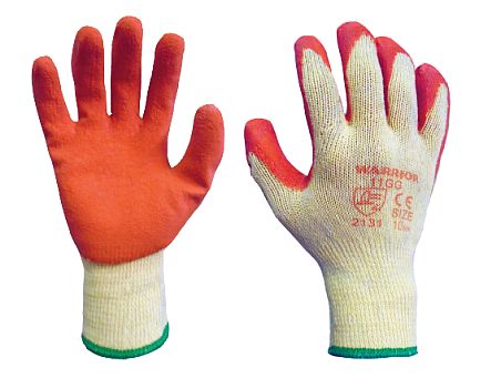 SEAMLESS COTTON WITH LATEX PALM GRIP GLOVES