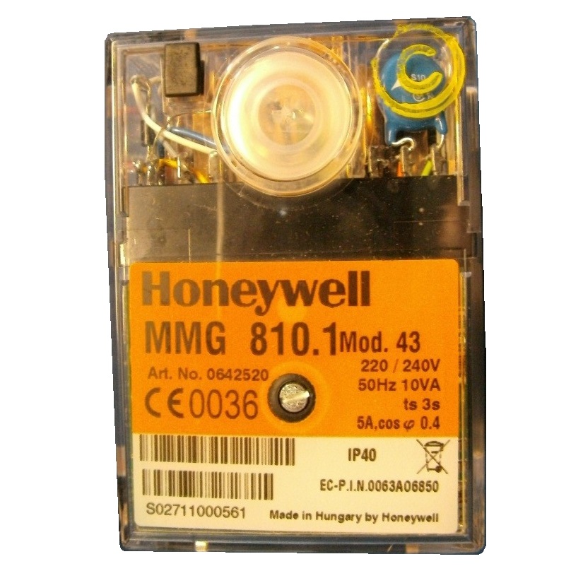 ***OBSOLETE NO LONGER AVAILABLE***   HONEYWELL/SATRONIC CONTROL BOX  MMG810 MOD43 240V 0642520U