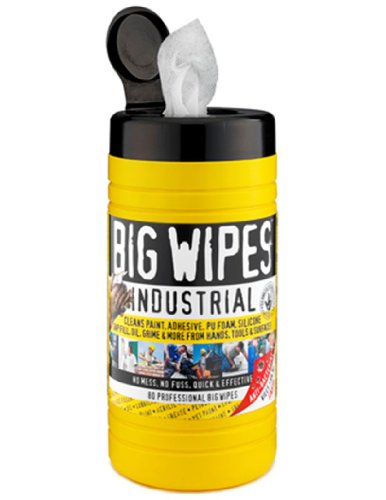 BIGWIPES HEAVY DUTY 4x4  QTY 80 WIPES