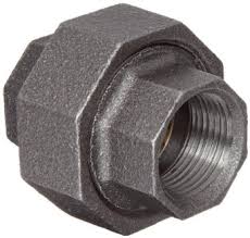 1/4" MALLEABLE IRON UNION